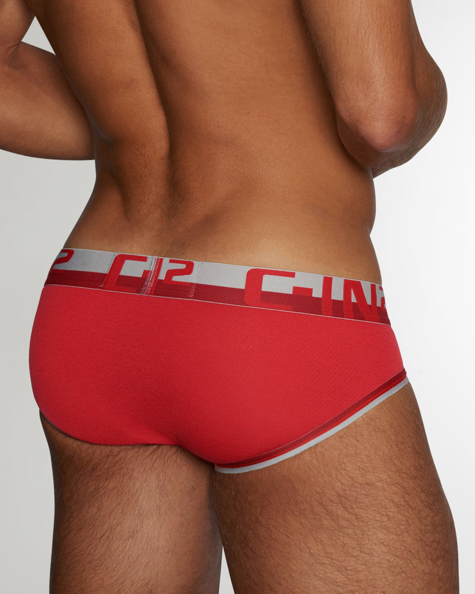 C-IN2 Mesh Low Rise Brief C-IN2 Mesh Low Rise Brief Randall-red