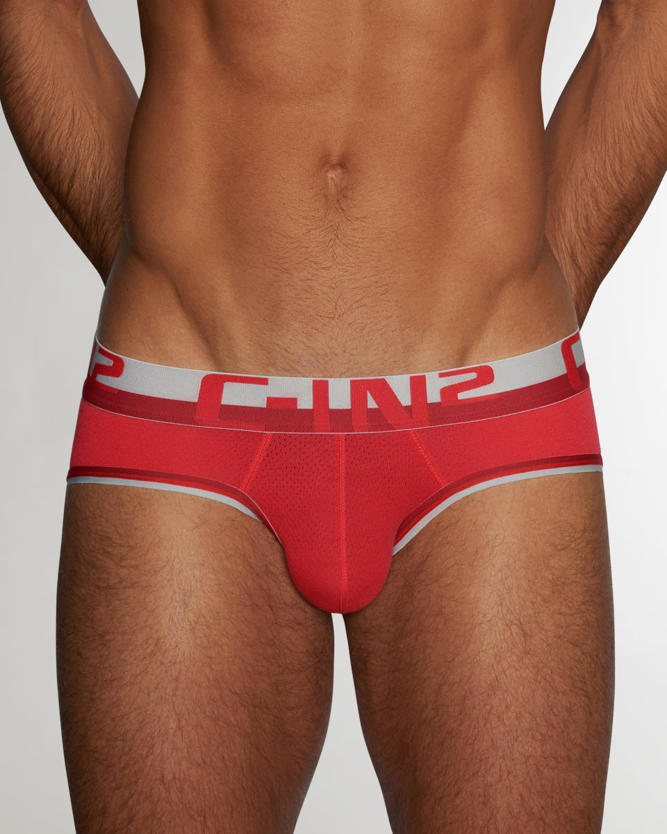 C-IN2 Mesh Low Rise Brief C-IN2 Mesh Low Rise Brief Randall-red