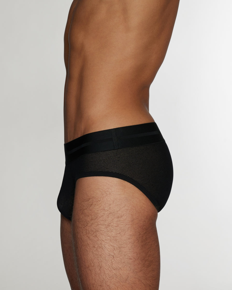 C-IN2 Scrimmage Low Rise Brief Bob-black