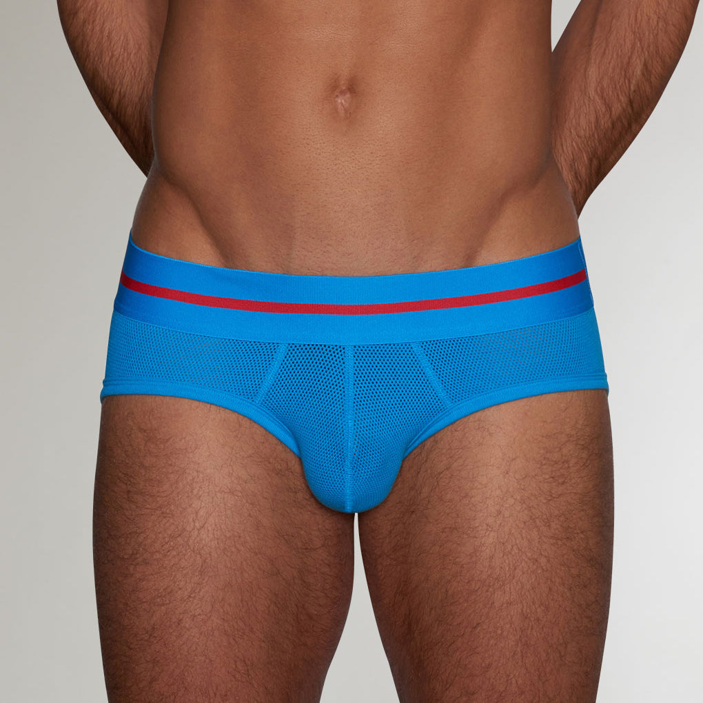 C-IN2 Scrimmage Low Rise Brief Brinley-blue