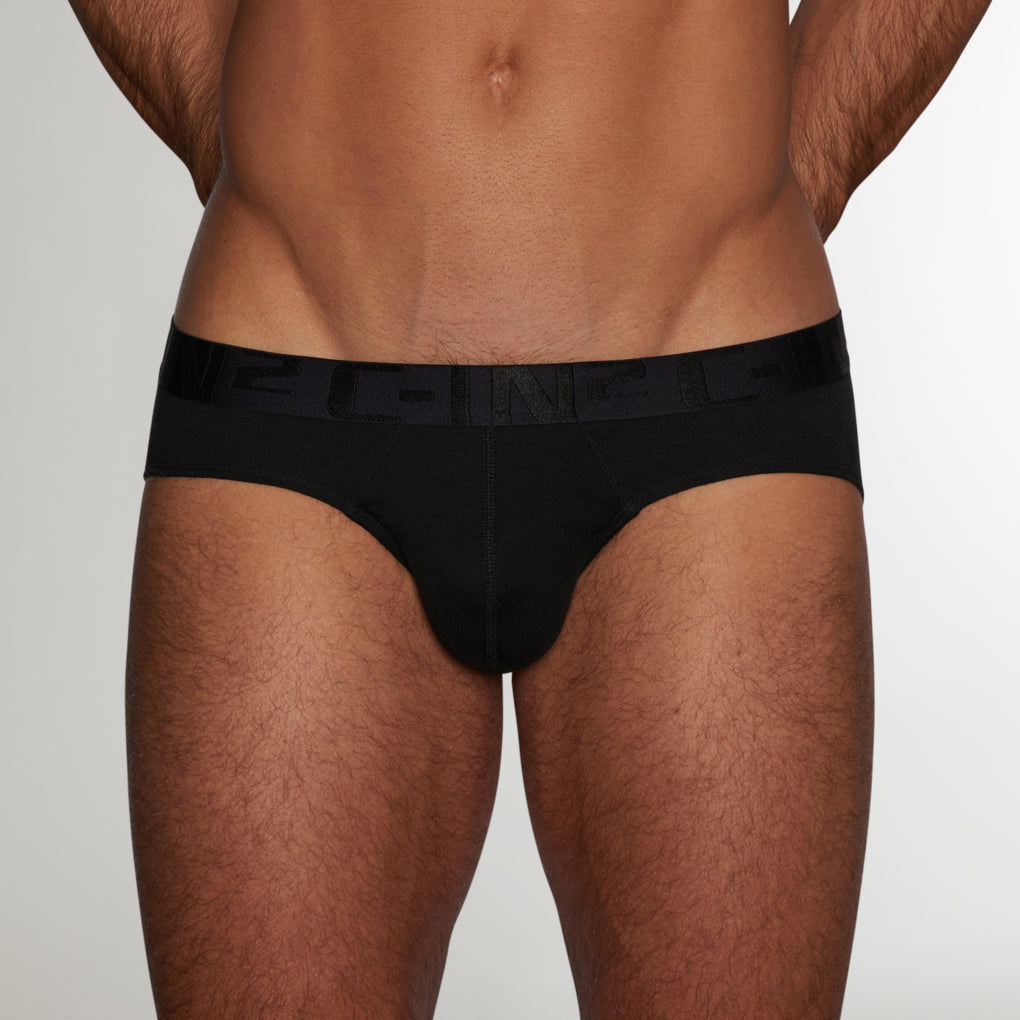 C-IN2 Prime Low Rise Brief Black