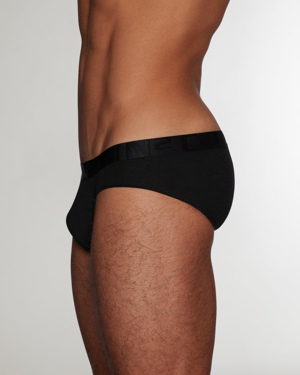 C-IN2 Prime Low Rise Brief Black