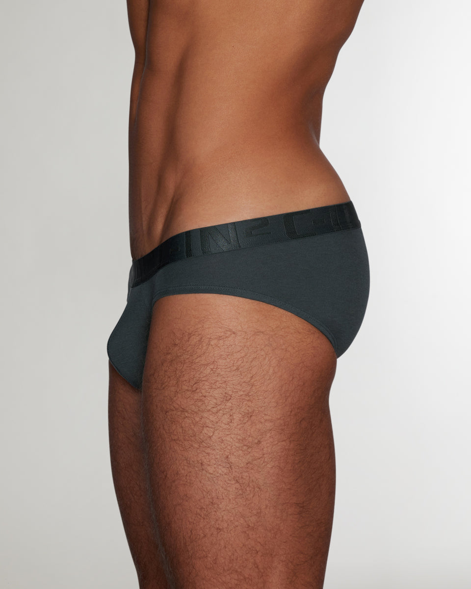 C-IN2 Prime Low Rise Brief Chago-charcoal