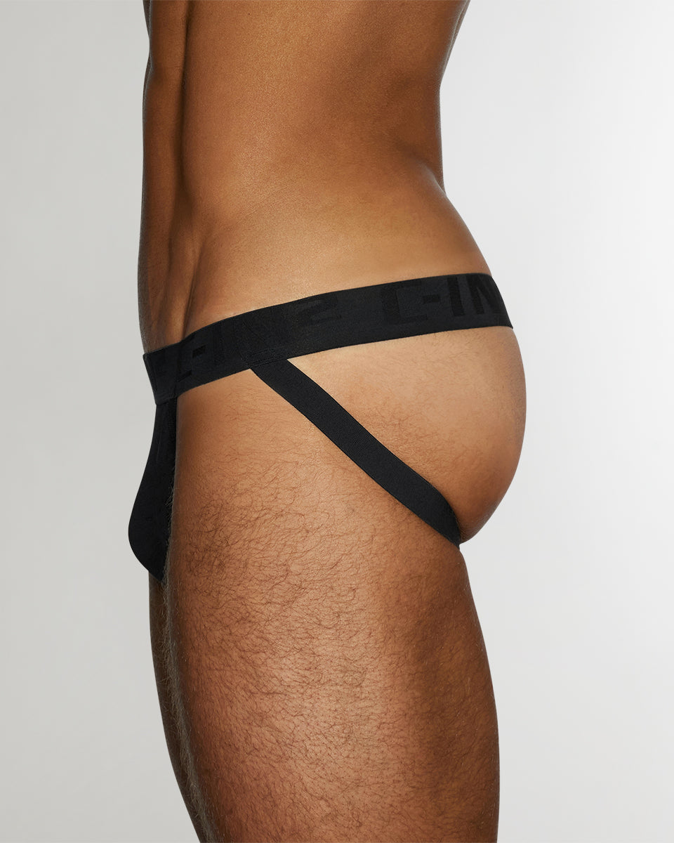 C-IN2 Undertone Jockstrap Newsprint-black