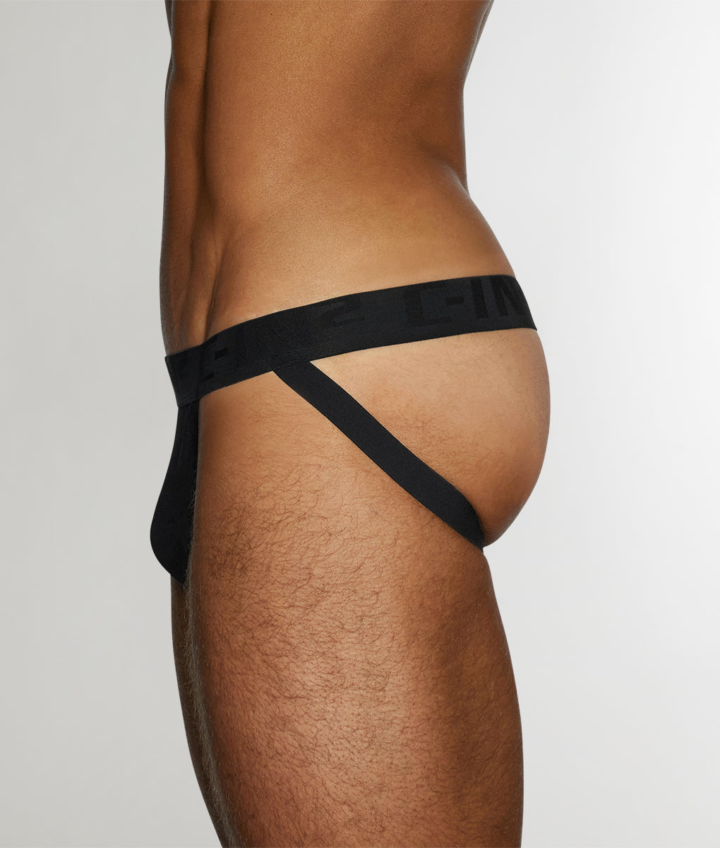 C-IN2 Undertone Jockstrap Newsprint-black