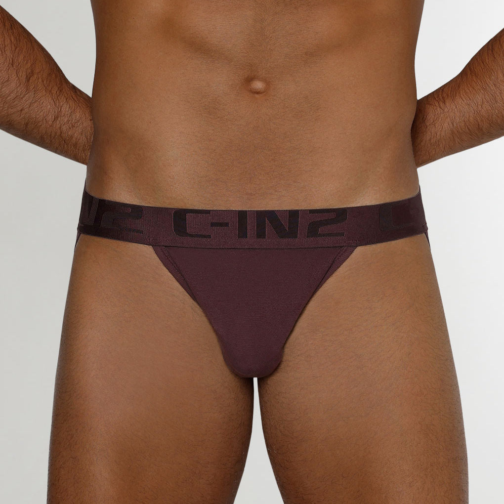 C-IN2 TransDry Jockstrap Burgundy