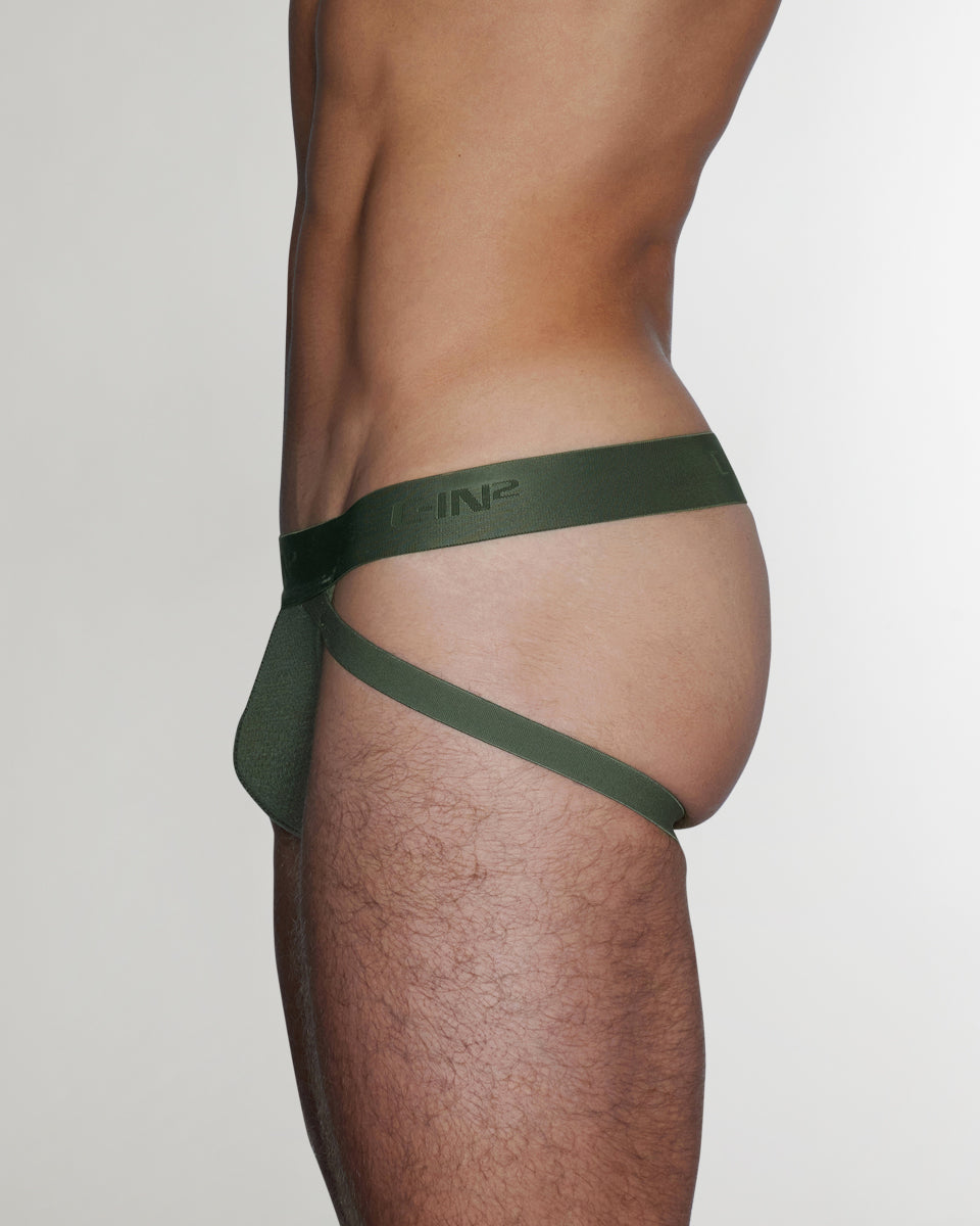 C-IN2 Active Low Rise Jockstrap Olan-olive