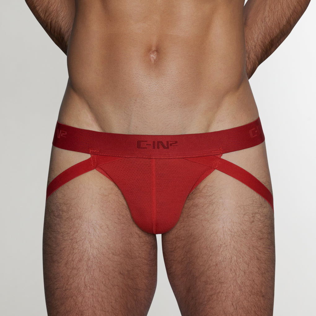 C-IN2 Active Low Rise Jockstrap Rocco-red