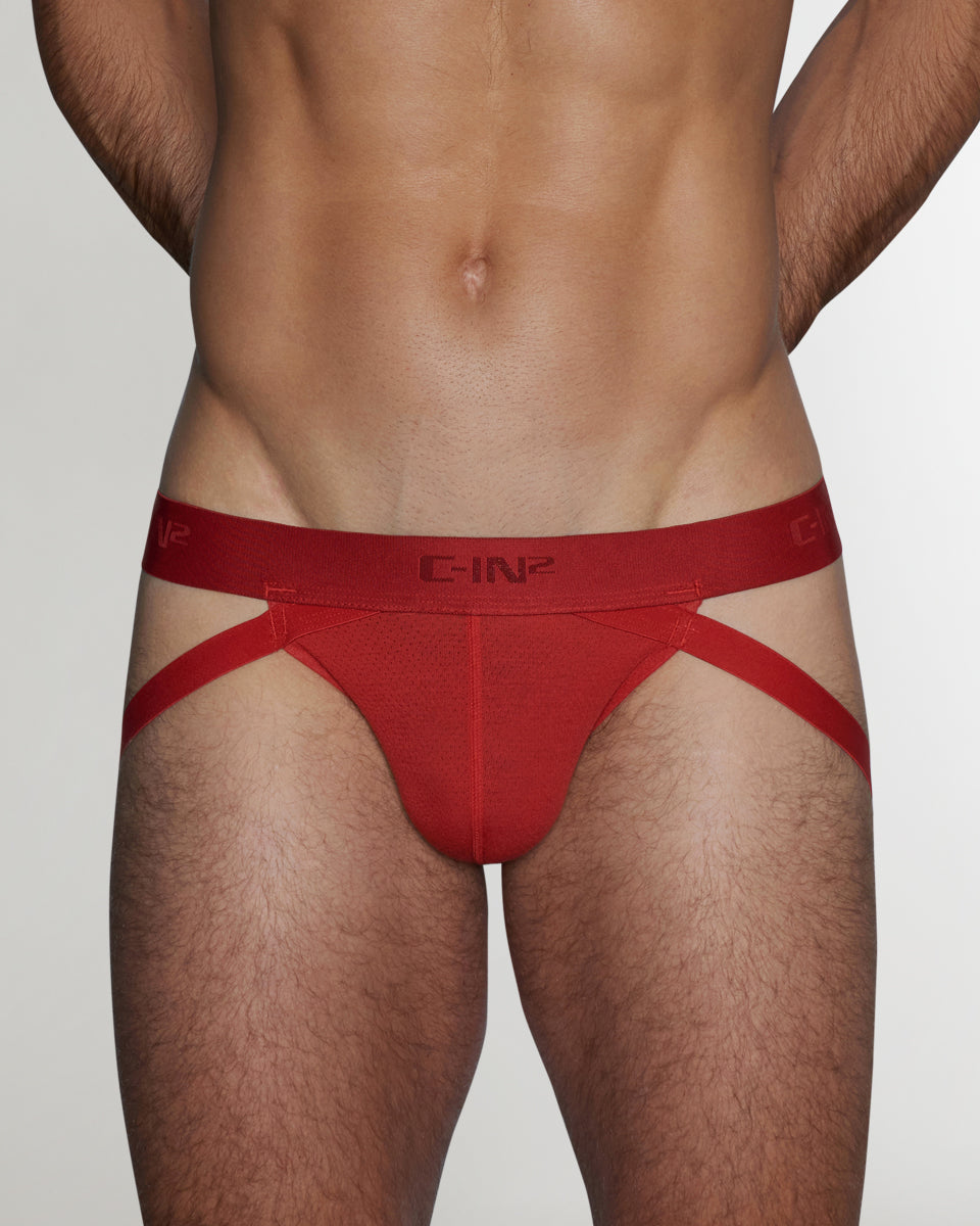 C-IN2 Active Low Rise Jockstrap Rocco-red