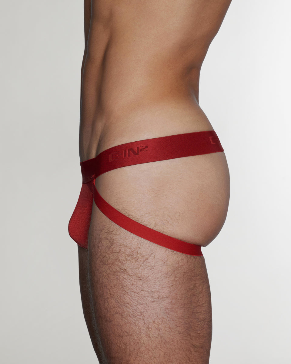 C-IN2 Active Low Rise Jockstrap Rocco-red
