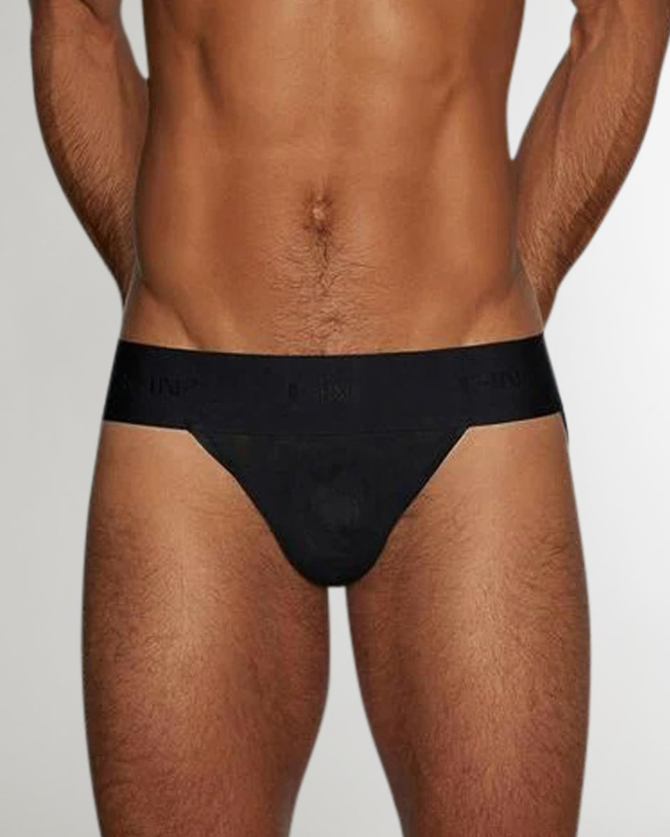 C-IN2 Sheer Jockstrap Black
