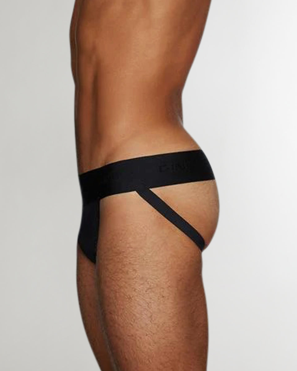 C-IN2 Sheer Jockstrap Black