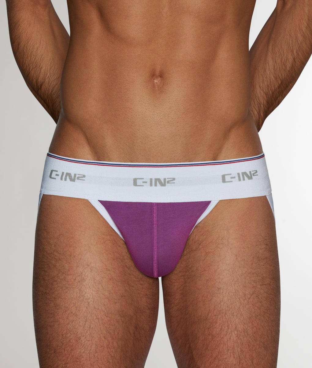C-IN2 Throwback Dash Jockstrap C-IN2 Throwback Dash Jockstrap Paden-purple