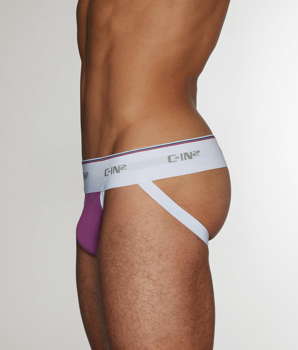 C-IN2 Throwback Dash Jockstrap C-IN2 Throwback Dash Jockstrap Paden-purple