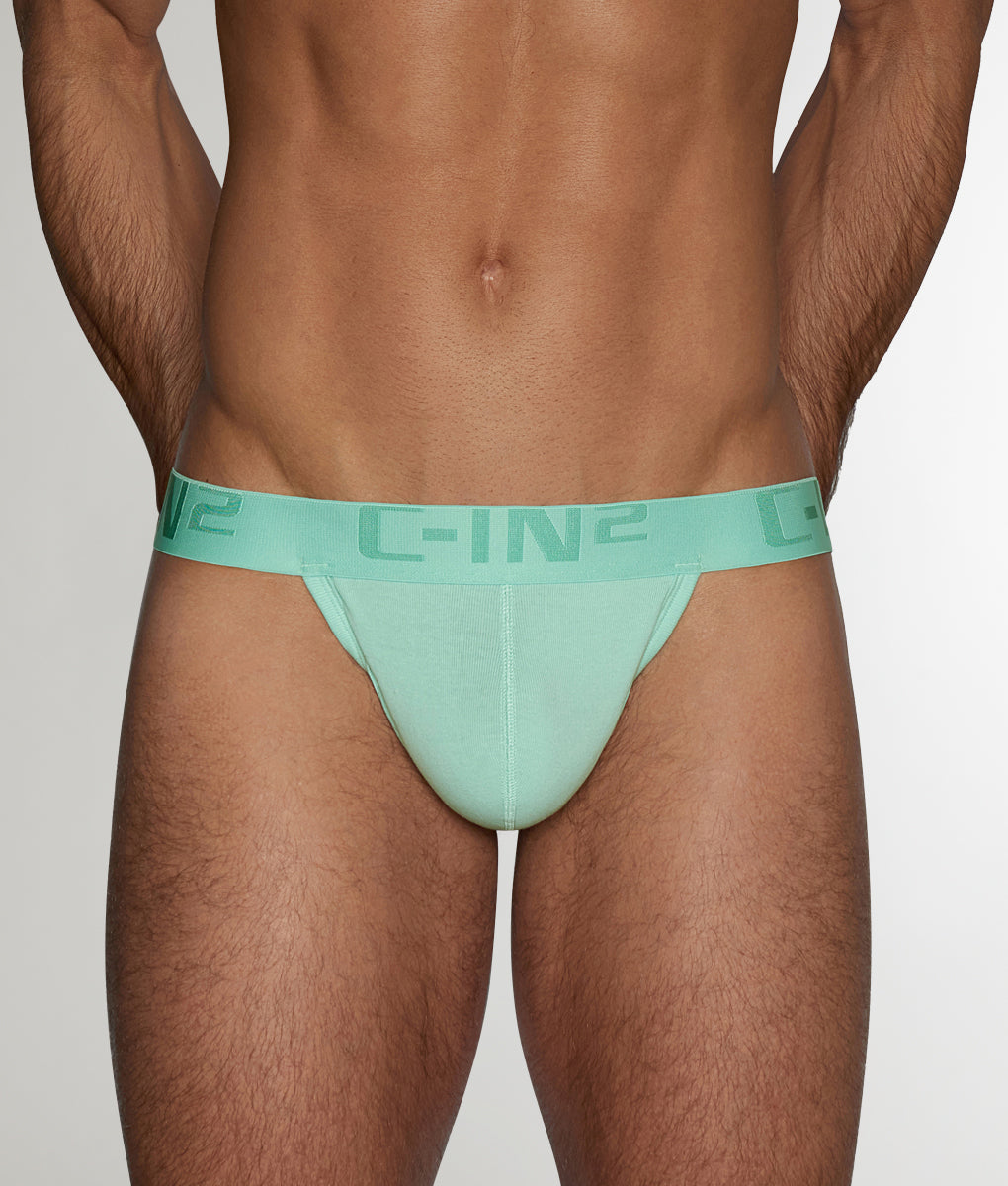 C-IN2 Core Low Rise Thong Geir-green