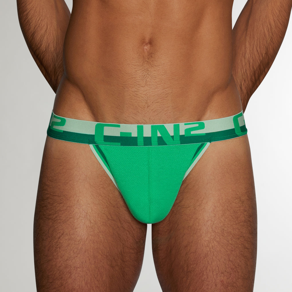 C-IN2 Mesh Thong Galileo-green