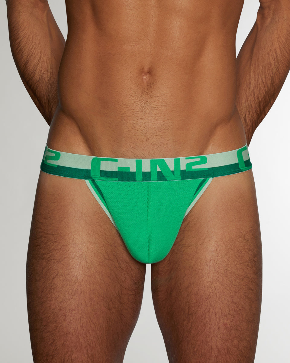 C-IN2 Mesh Thong Galileo-green