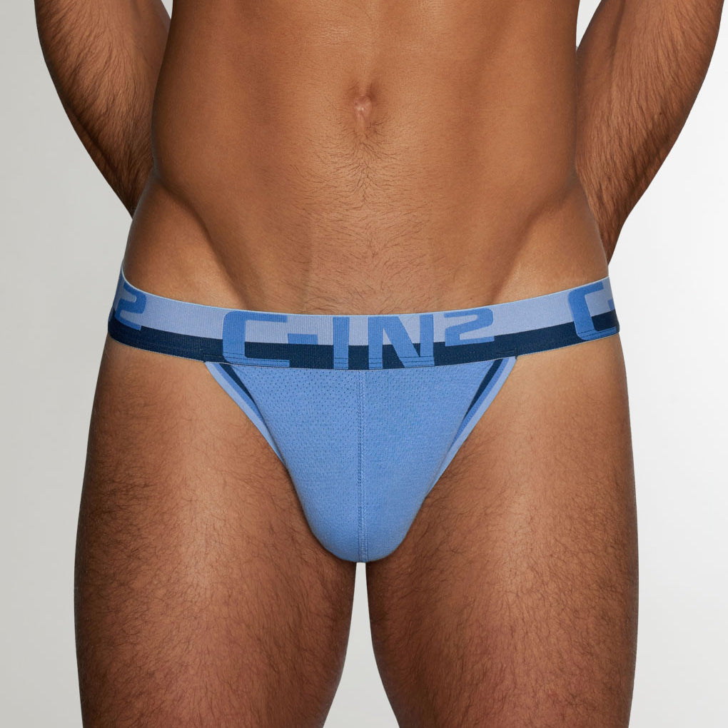 C-IN2 Mesh Thong Baldwin-blue