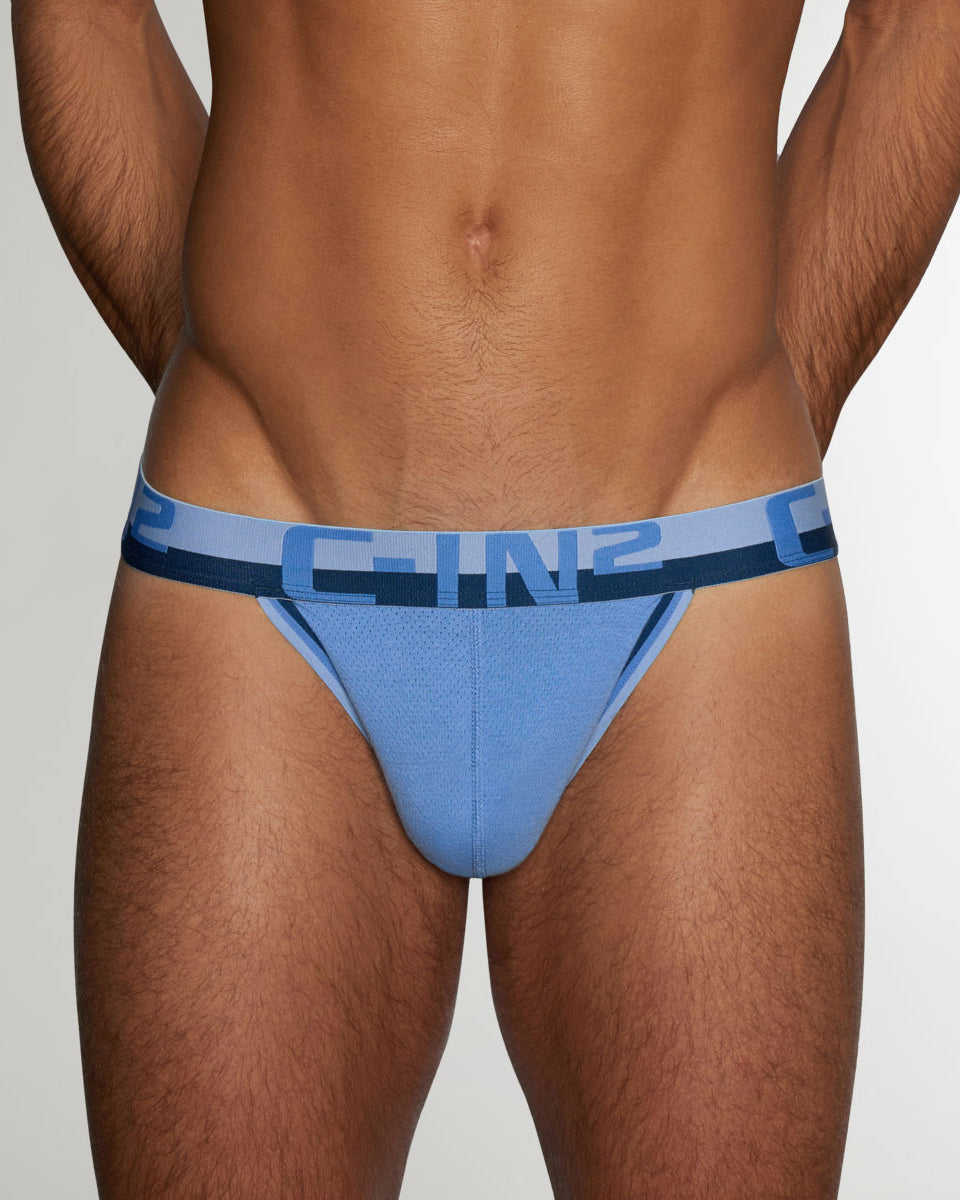C-IN2 Mesh Thong Baldwin-blue