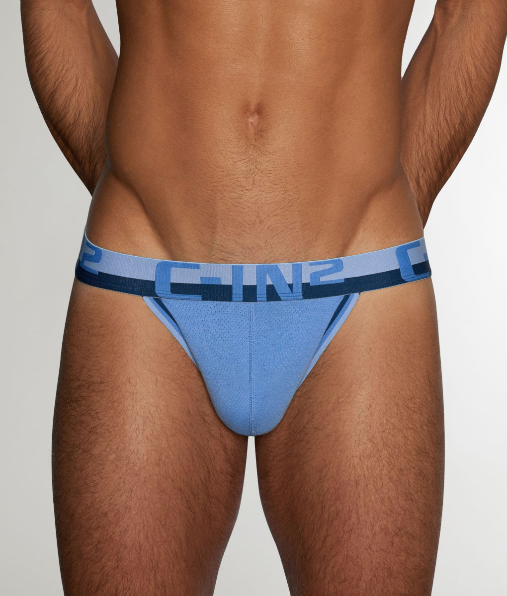 C-IN2 Mesh Thong Baldwin-blue