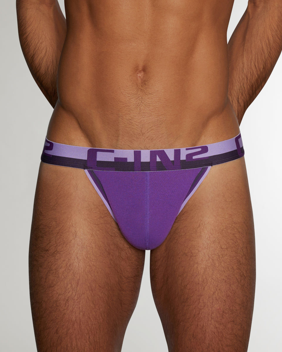 C-IN2 Mesh Thong Paco-purple