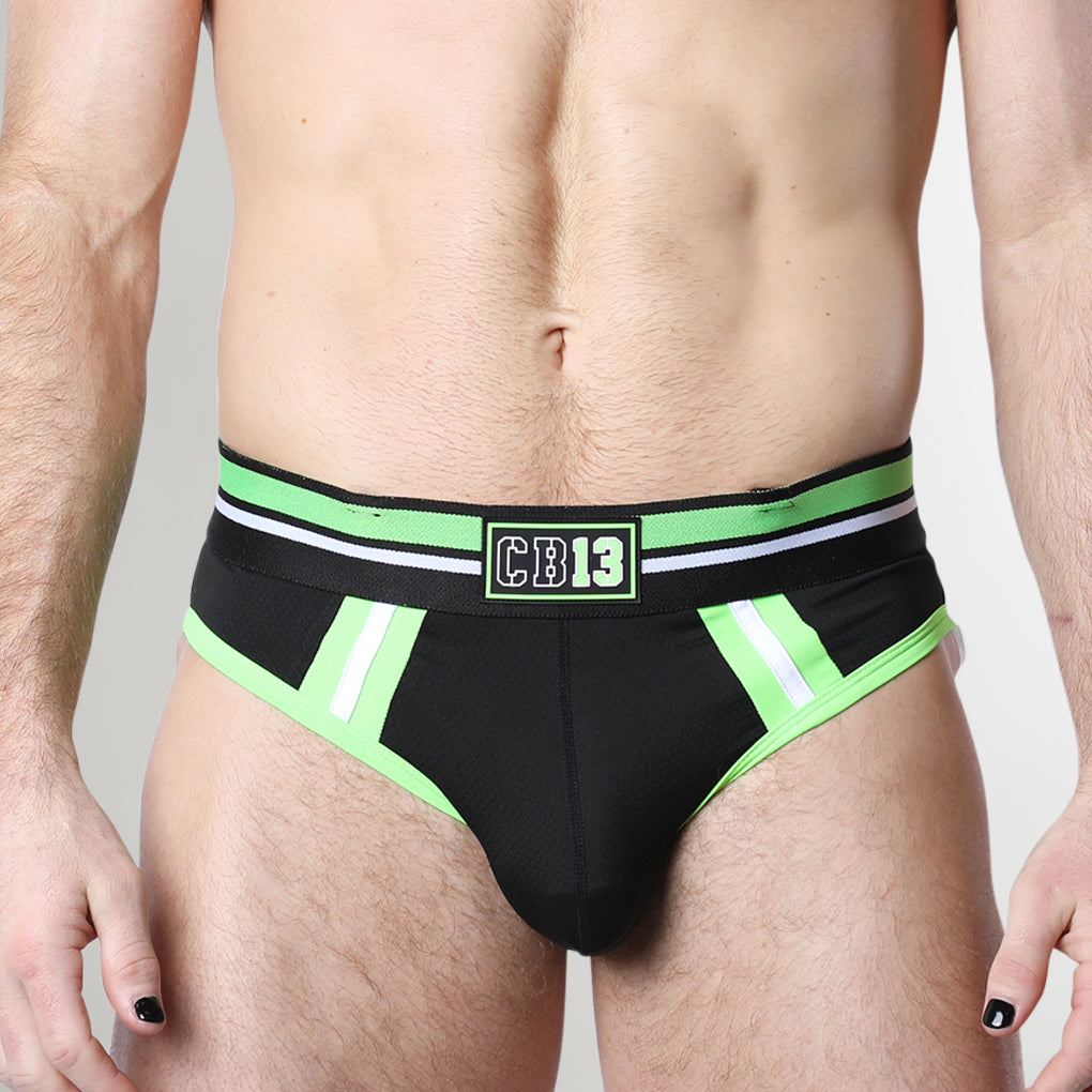 Timoteo Pup Tron Brief Green