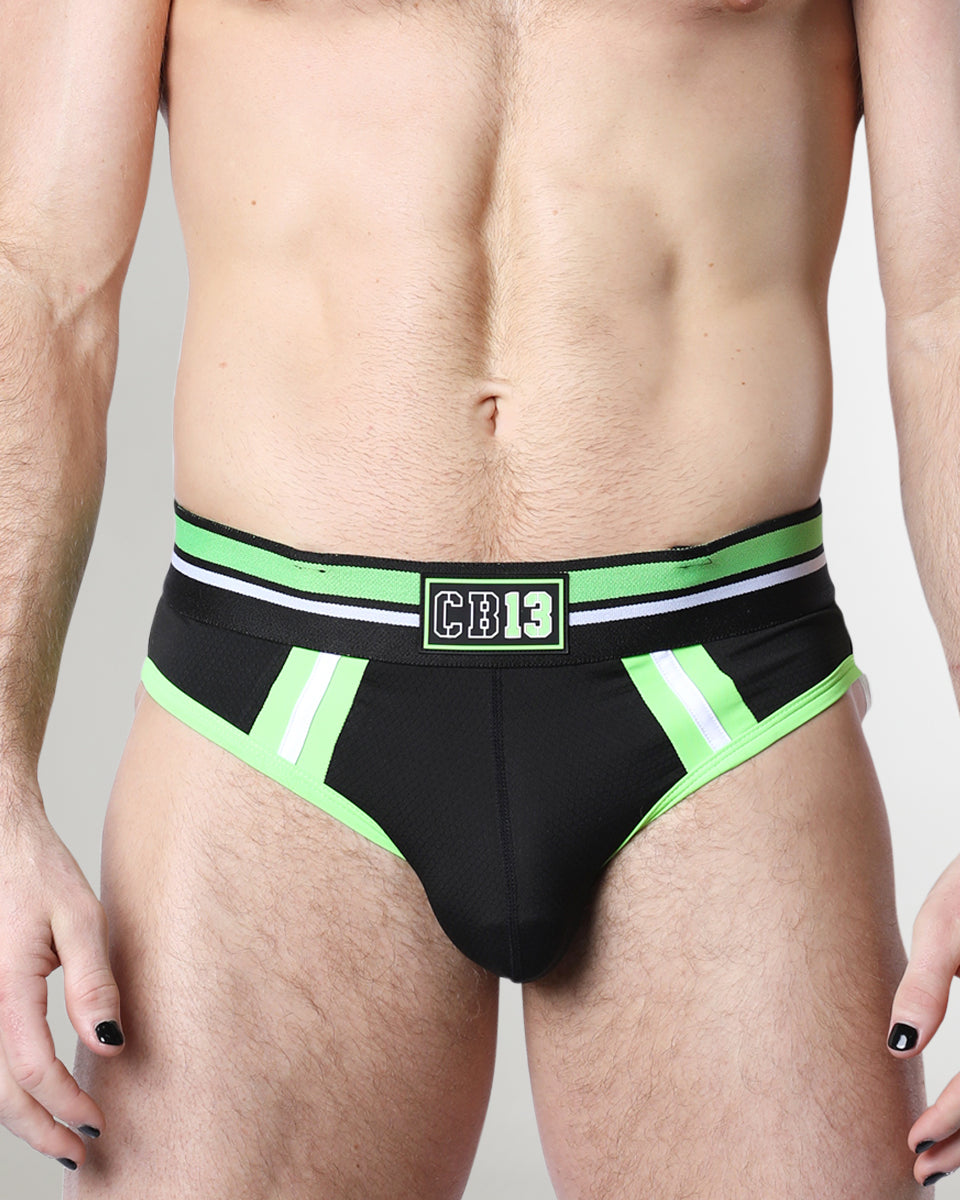 Timoteo Pup Tron Brief Green