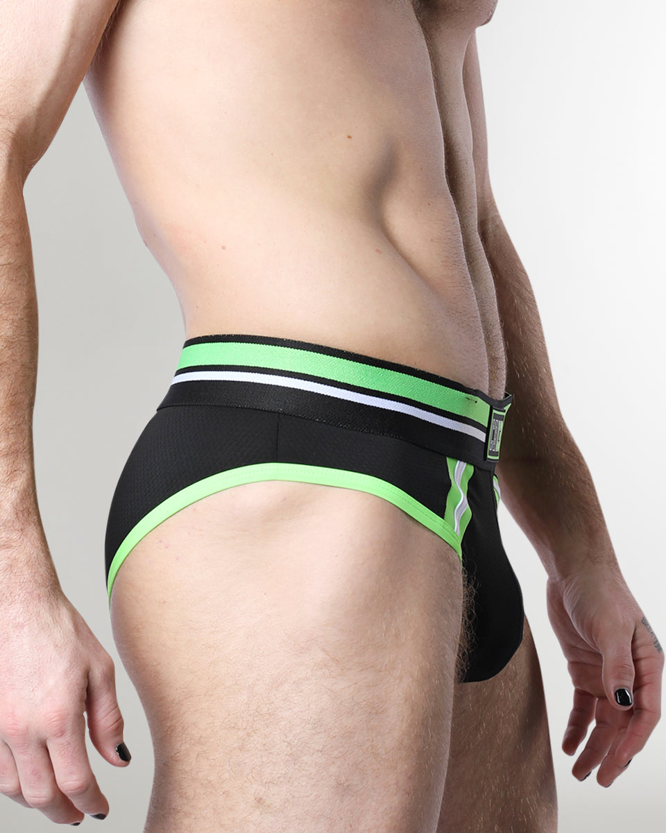 Timoteo Pup Tron Brief Green