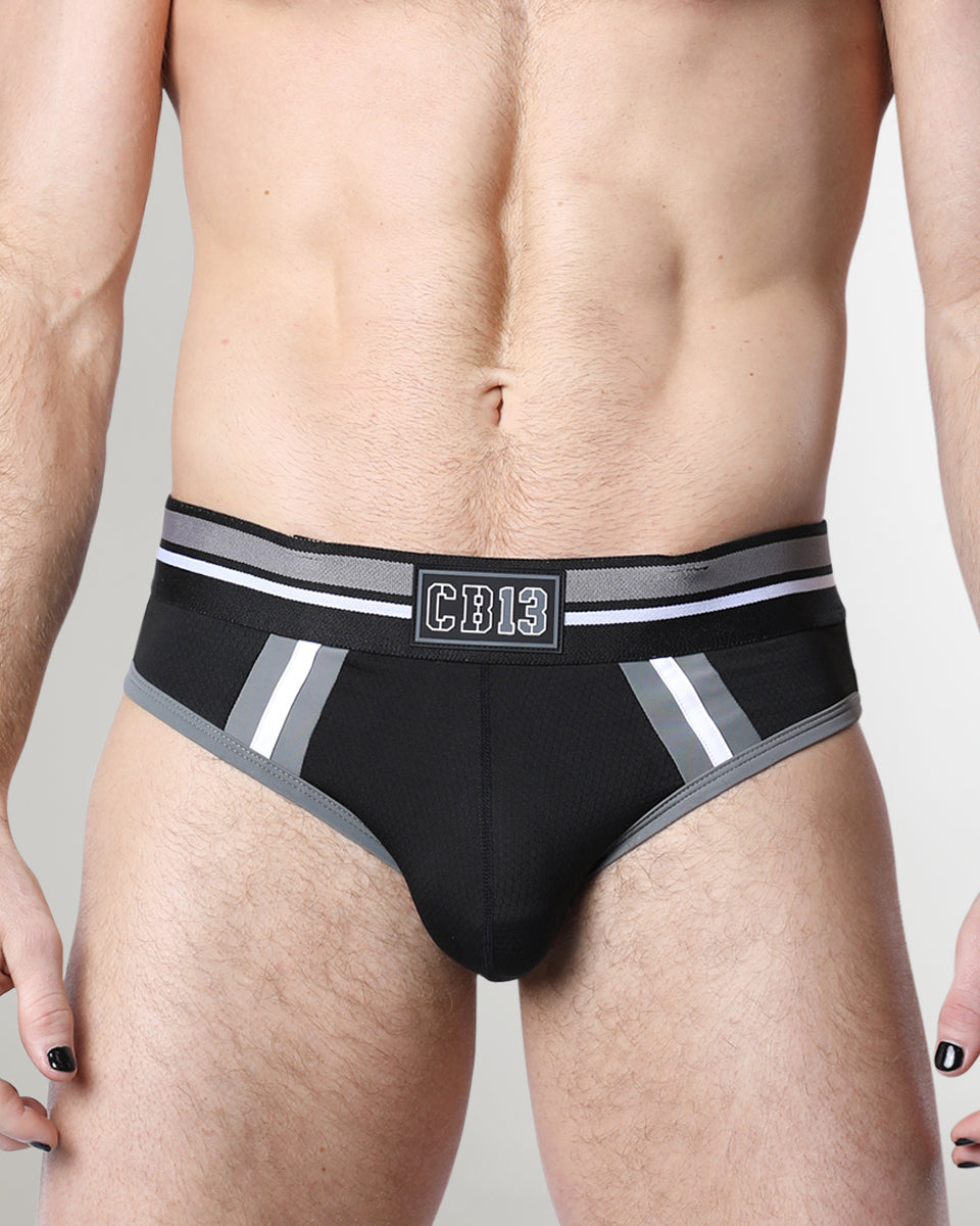 Timoteo Pup Tron Brief Grey