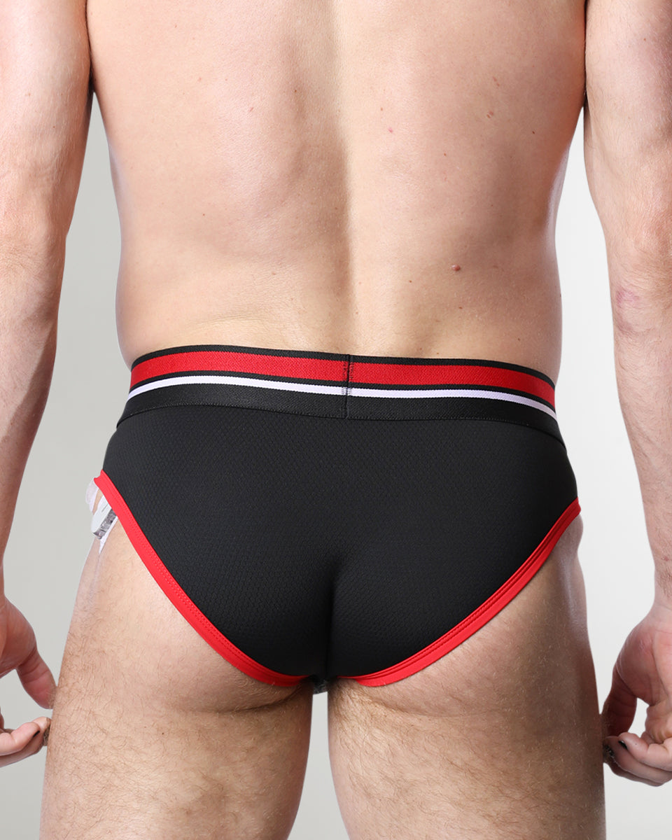 Timoteo Pup Tron Brief Red