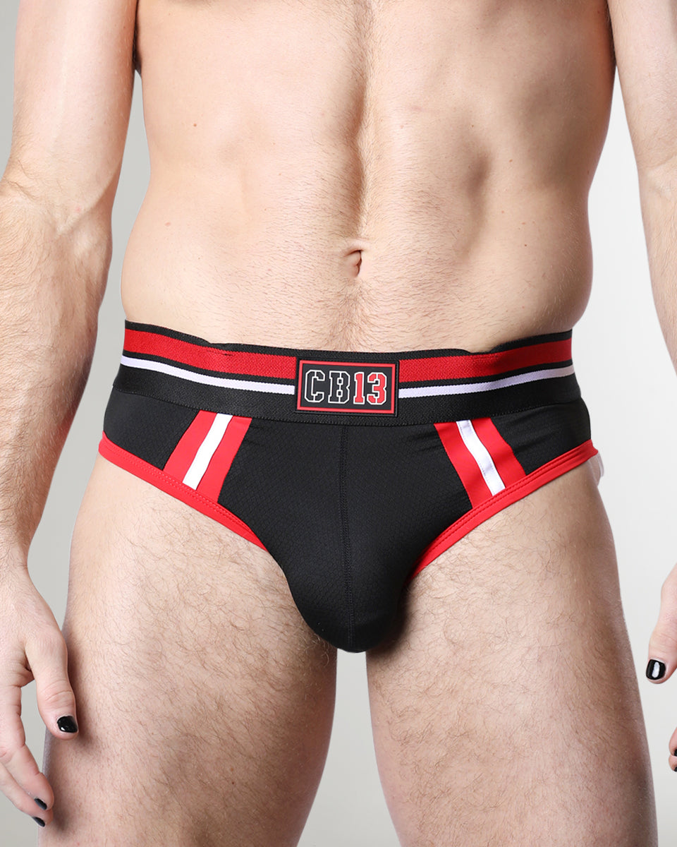 Timoteo Pup Tron Brief Red