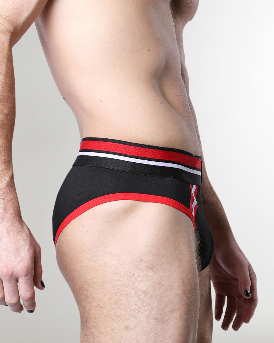 Timoteo Pup Tron Brief Red