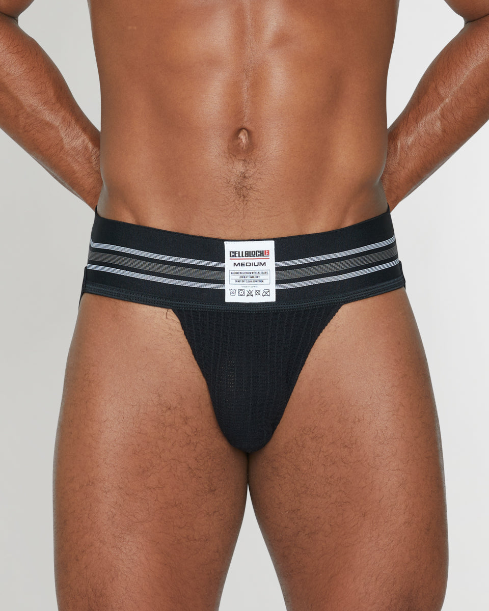 Cellblock13 Tight End 3" Jockstrap Cellblock13 Tight End 3" Jockstrap Solid-black