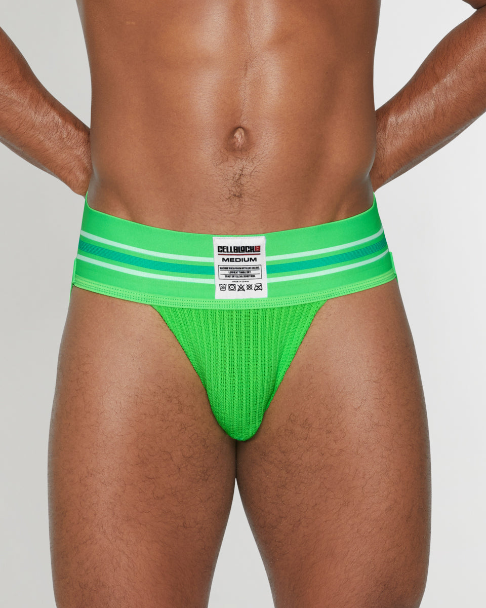Cellblock13 Tight End 3" Jockstrap Cellblock13 Tight End 3" Jockstrap Lime-green