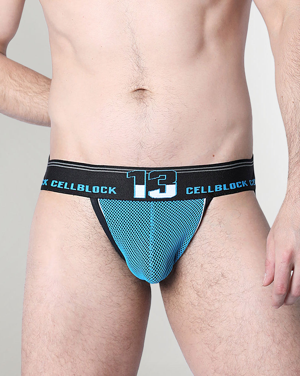 Cellblock13 Chain Reaction Jockstrap Blue