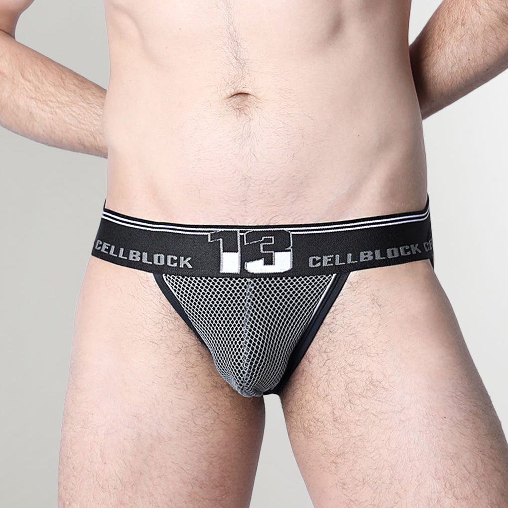 Cellblock13 Chain Reaction Jockstrap Grey