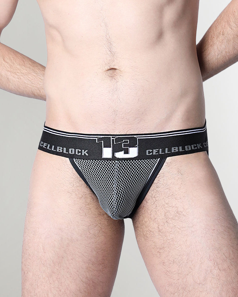 Cellblock13 Chain Reaction Jockstrap Grey