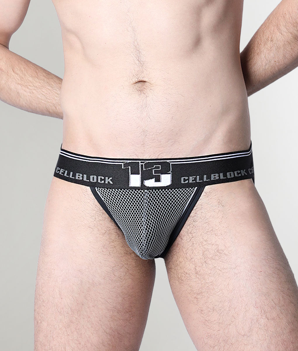 Cellblock13 Chain Reaction Jockstrap Grey