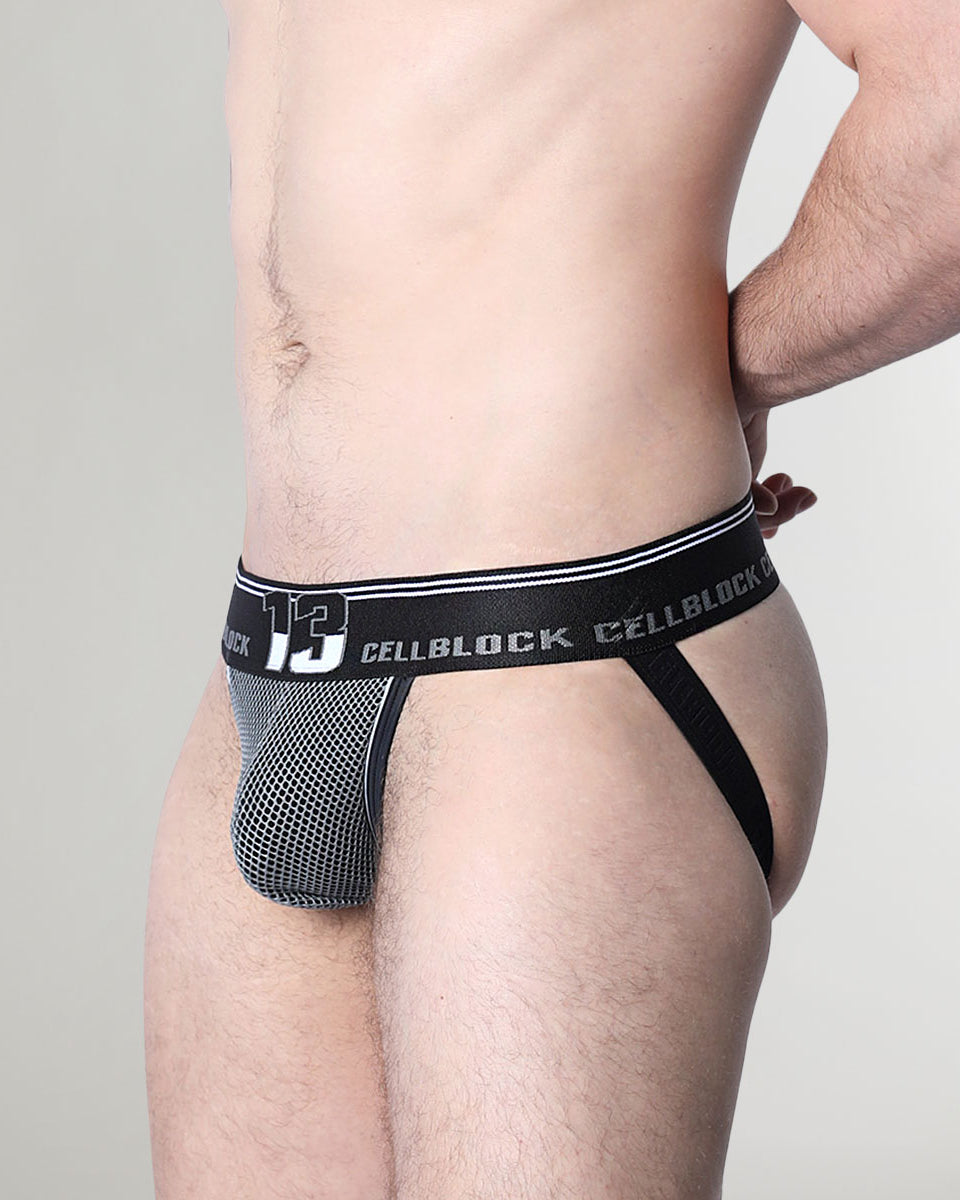 Cellblock13 Chain Reaction Jockstrap Grey