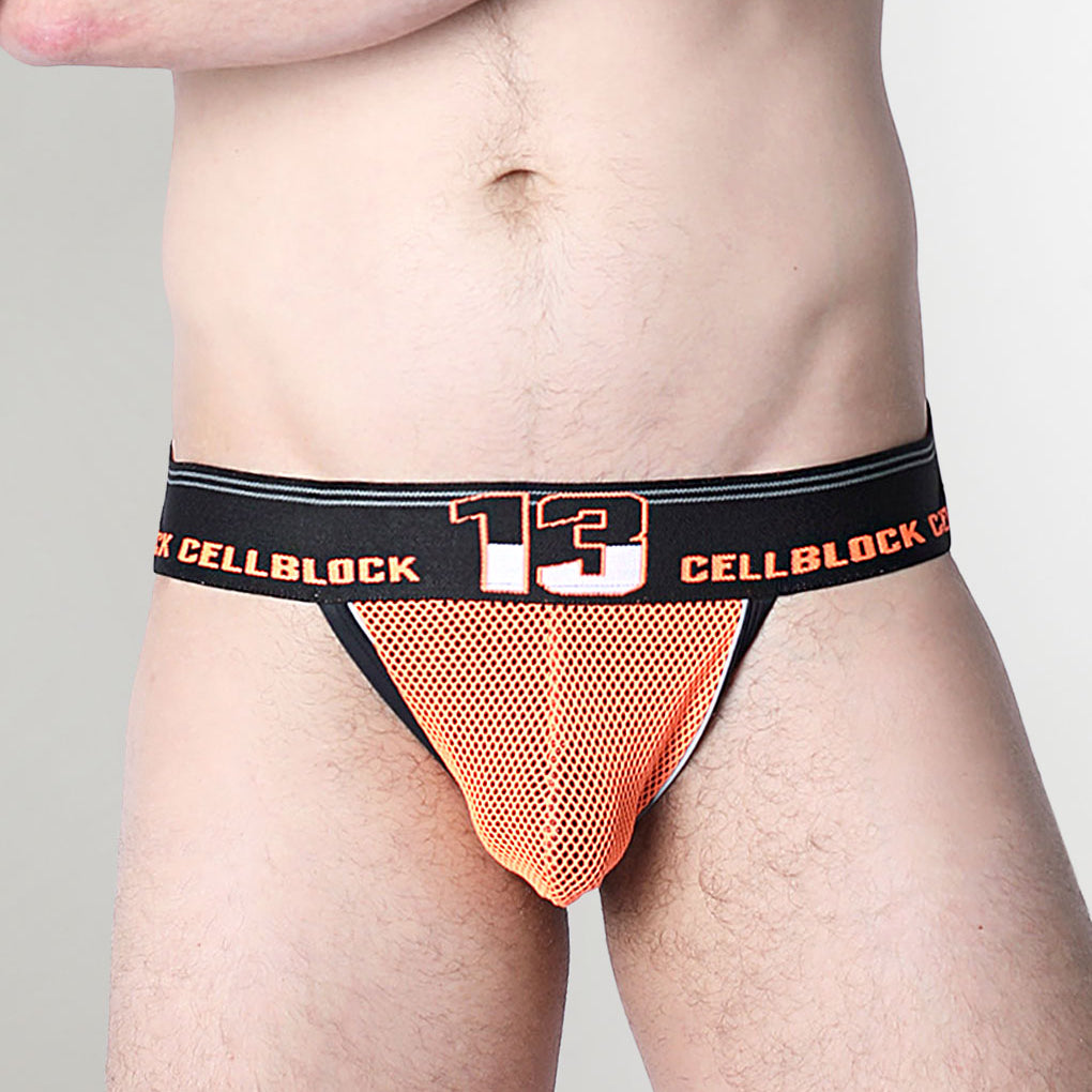 Cellblock13 Chain Reaction Jockstrap Orange