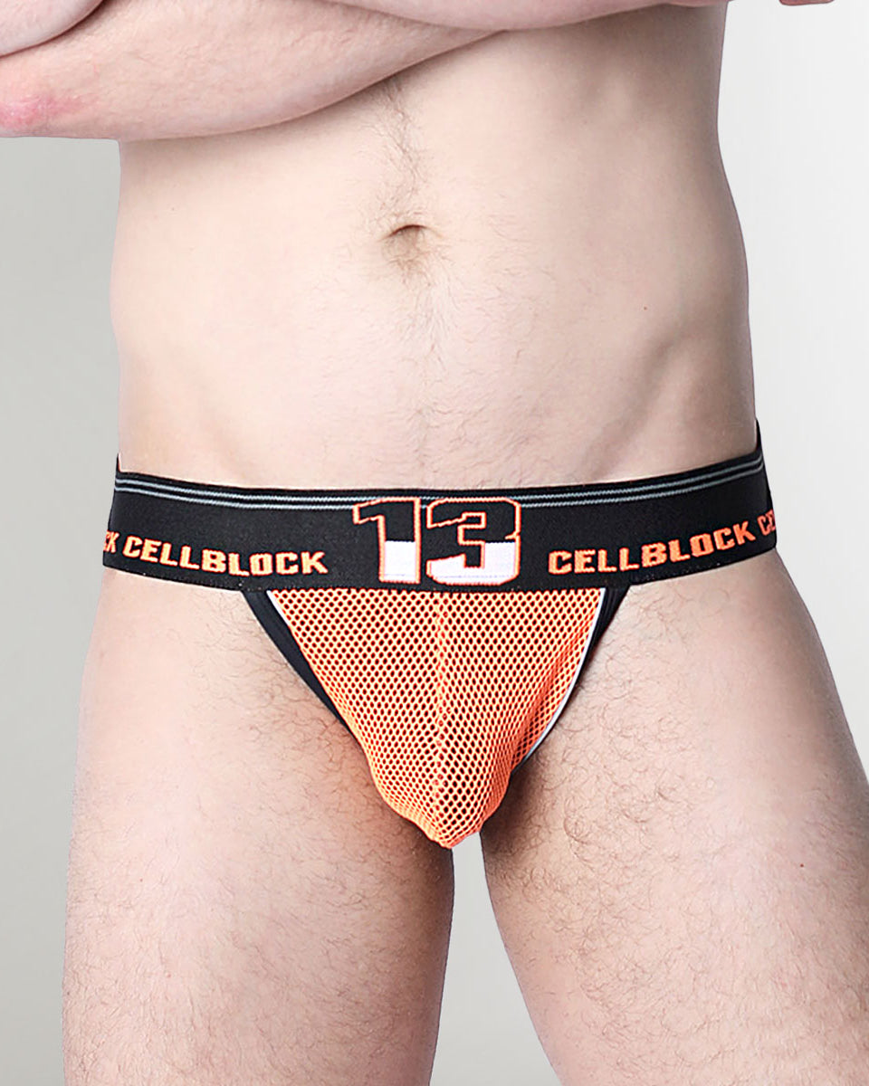Cellblock13 Chain Reaction Jockstrap Orange
