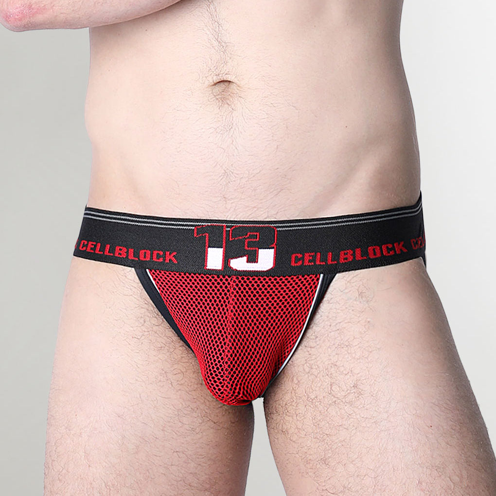 Cellblock13 Chain Reaction Jockstrap Red