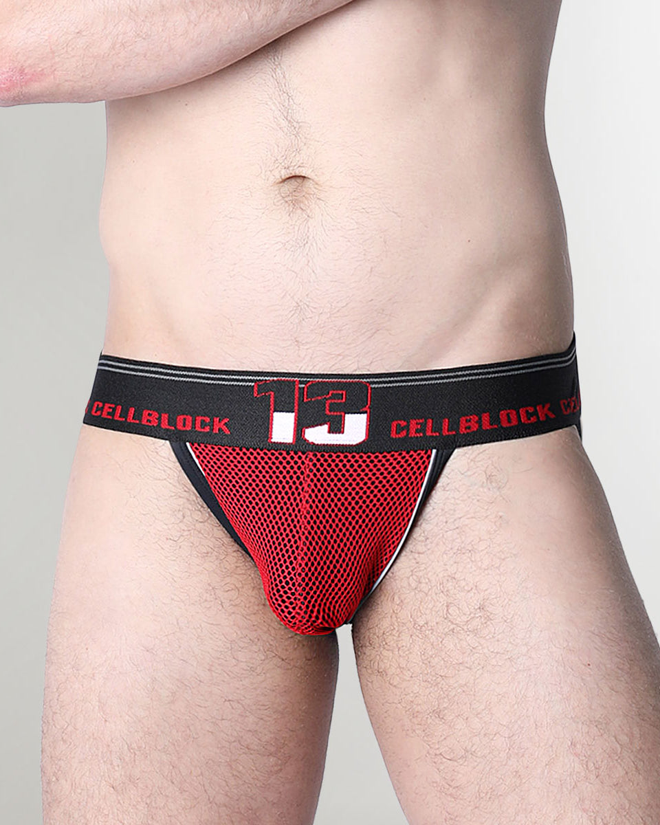 Cellblock13 Chain Reaction Jockstrap Red