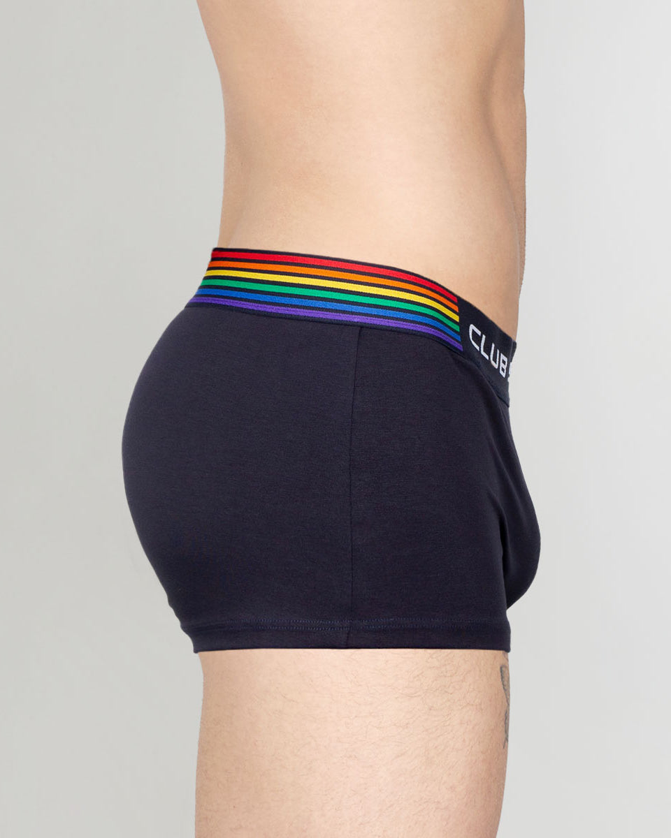 Club Seven Rainbow Navy Trunk Navy