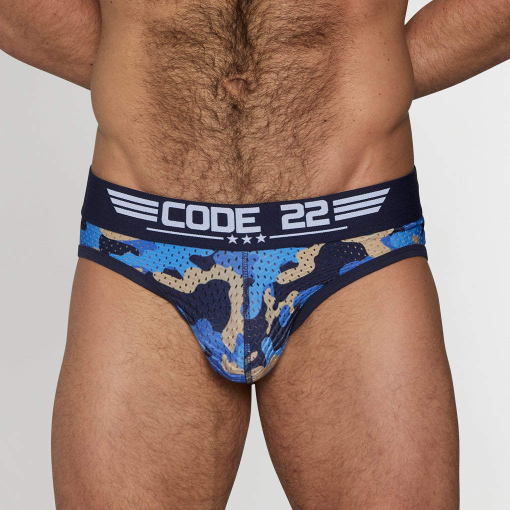 CODE 22 Army Brief CODE 22 Army Brief Petrol-camo-blue