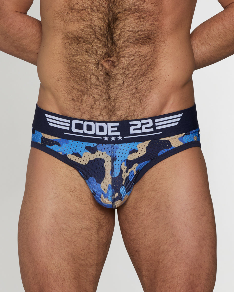 CODE 22 Army Brief CODE 22 Army Brief Petrol-camo-blue