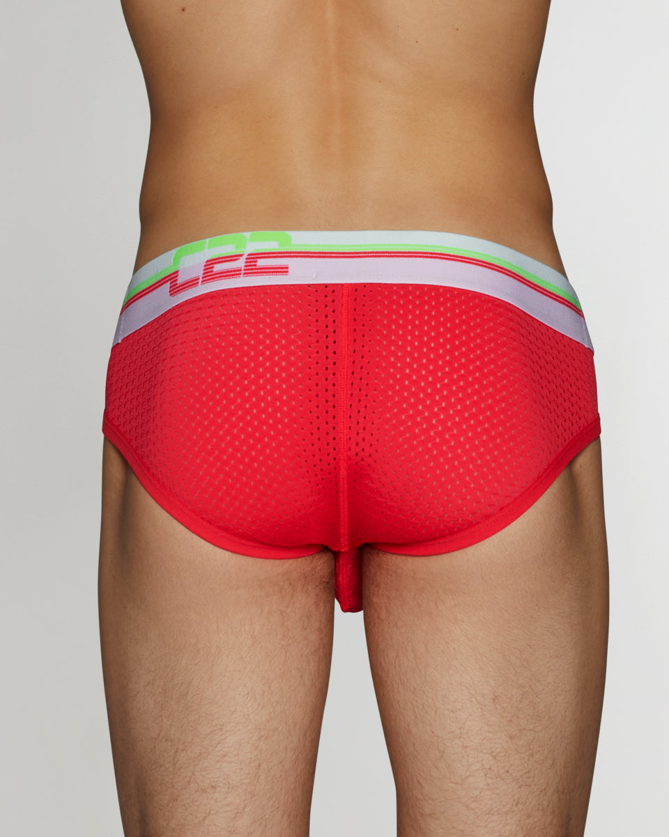 CODE 22 Neon Mesh Brief CODE 22 Neon Mesh Brief Pink
