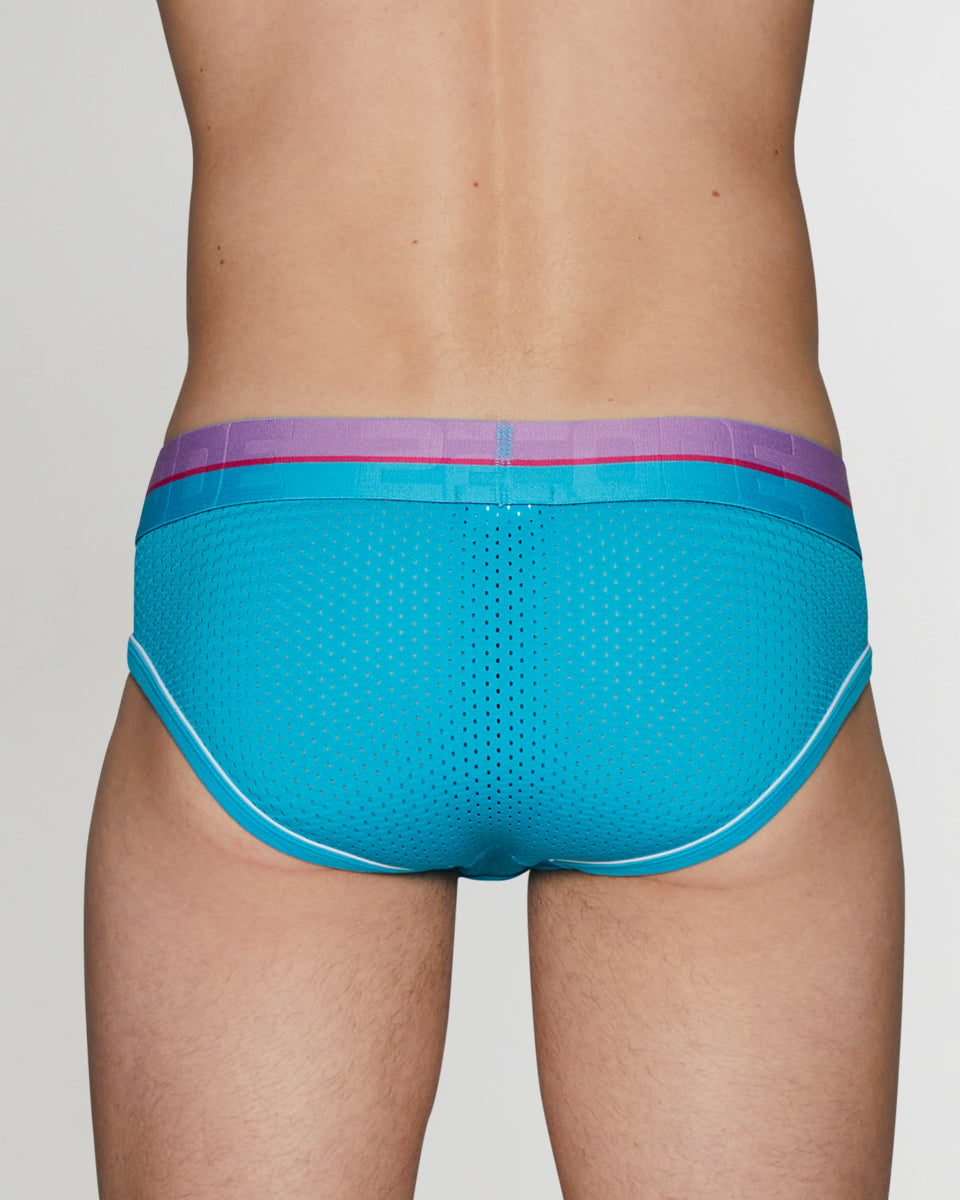 CODE 22 Bright Mesh Brief CODE 22 Bright Mesh Brief Turquoise