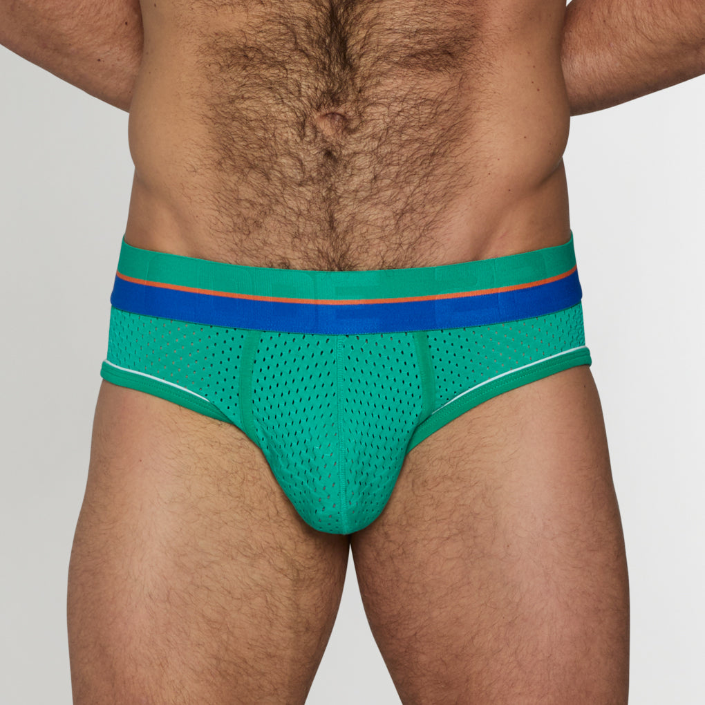 CODE 22 Bright Mesh Brief CODE 22 Bright Mesh Brief Green