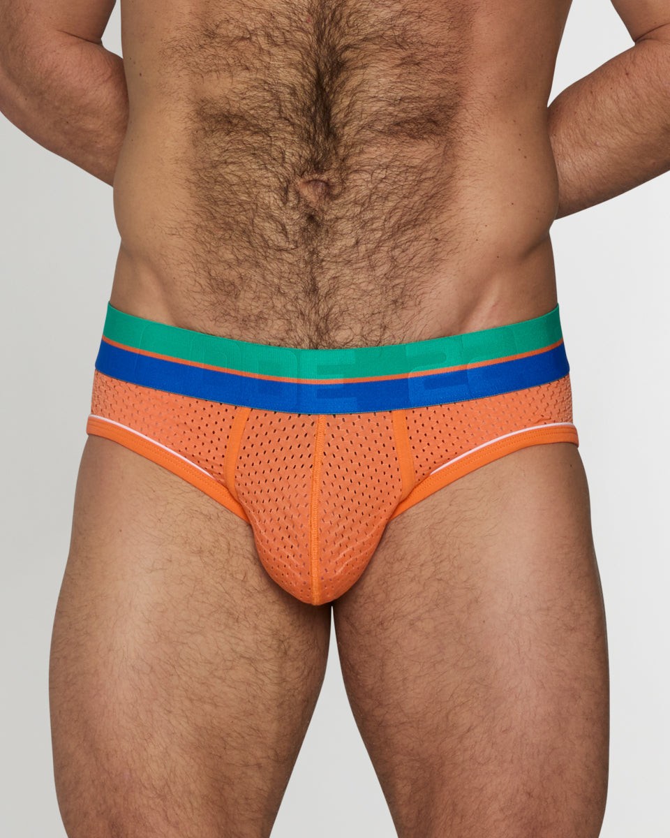 CODE 22 Bright Mesh Brief CODE 22 Bright Mesh Brief Orange